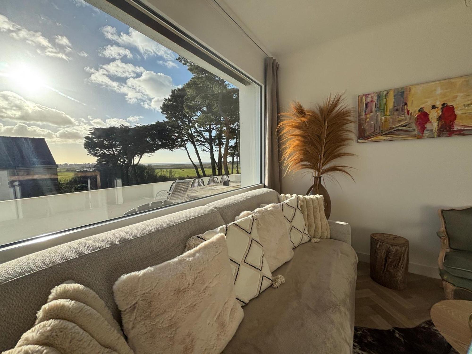 Villa Vieilles Vignes Vue Mer Billiers ภายนอก รูปภาพ