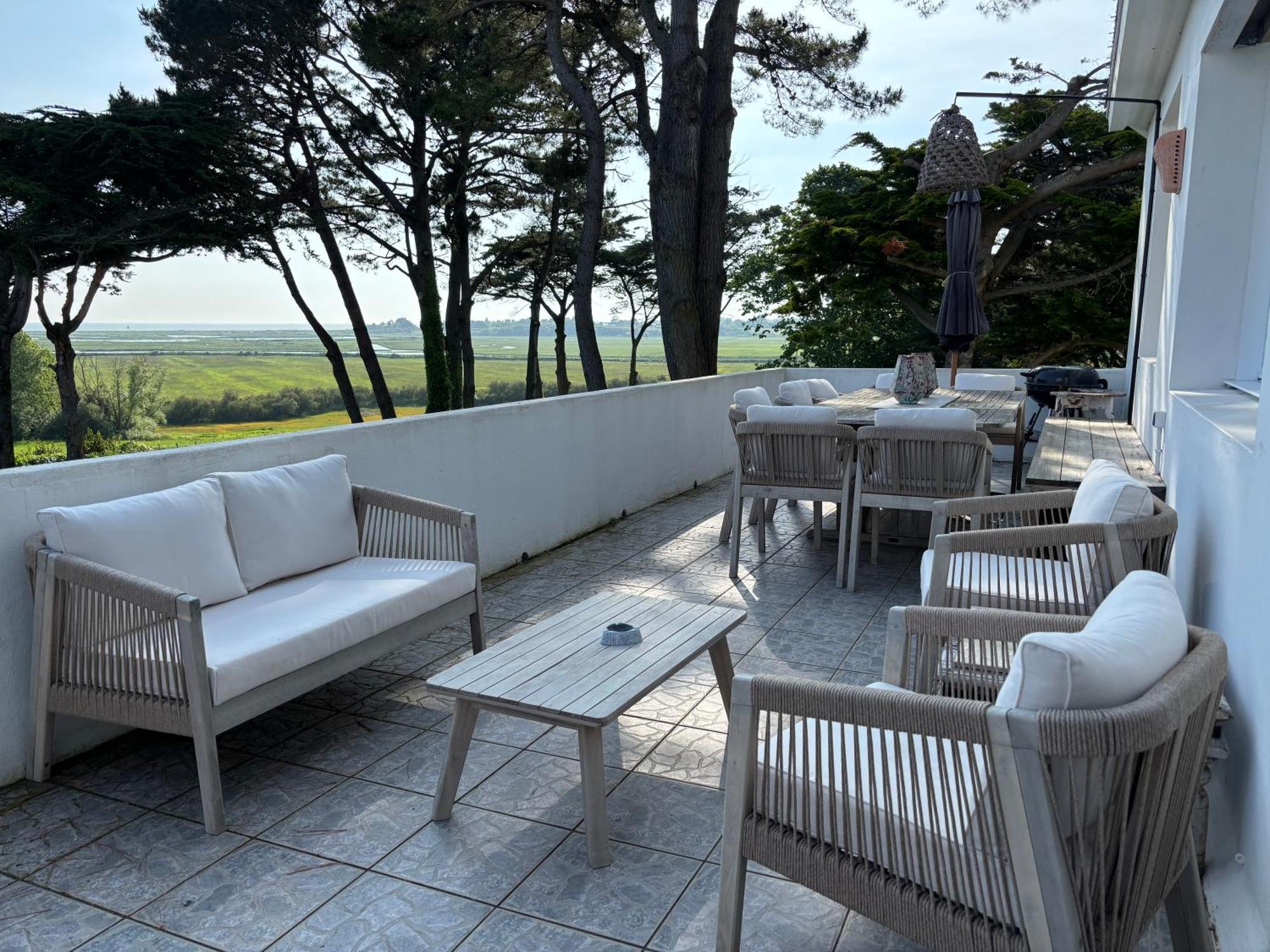 Villa Vieilles Vignes Vue Mer Billiers ภายนอก รูปภาพ